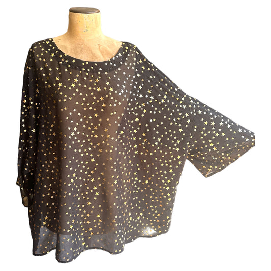 Sparkly Star sheer top