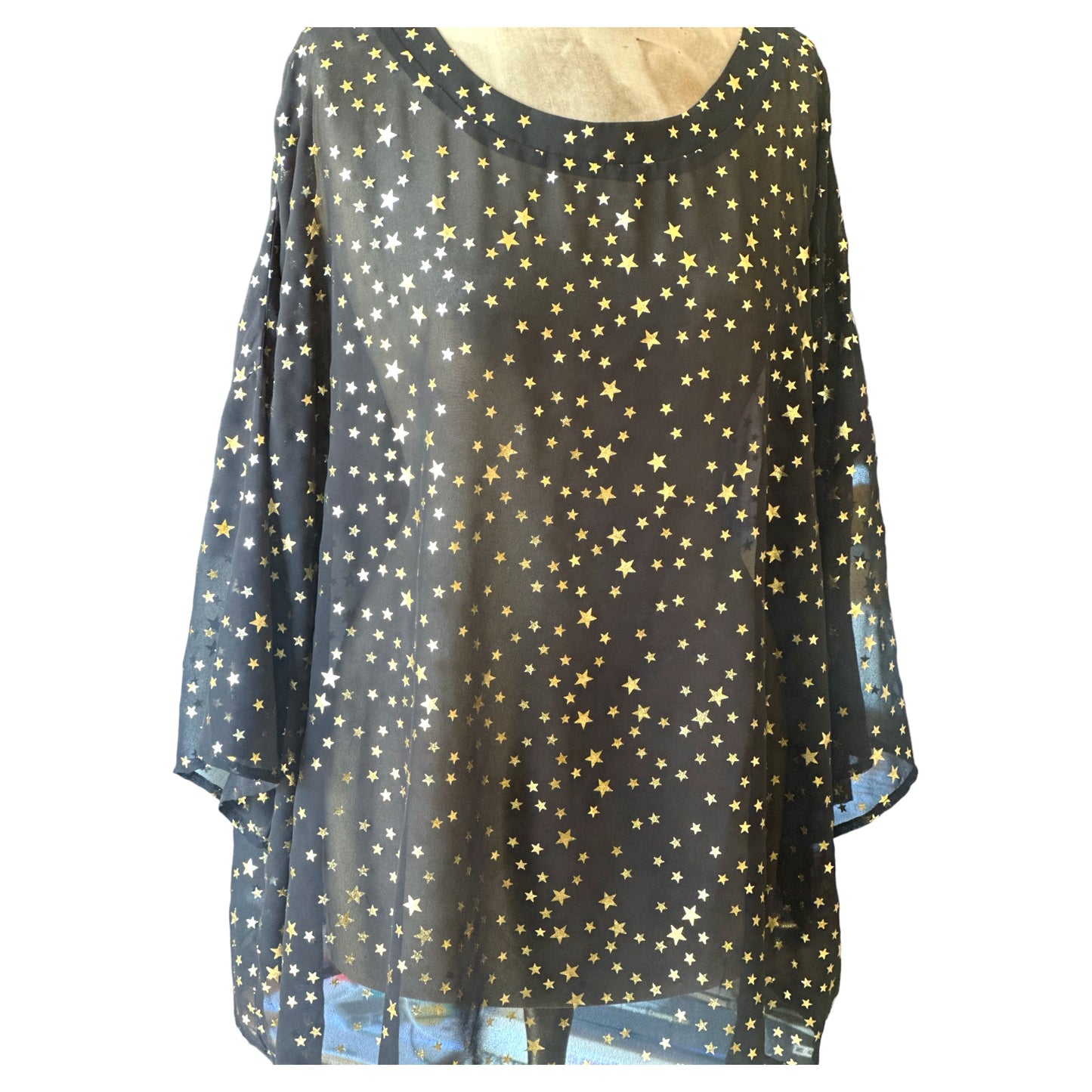 Sparkly Star sheer top