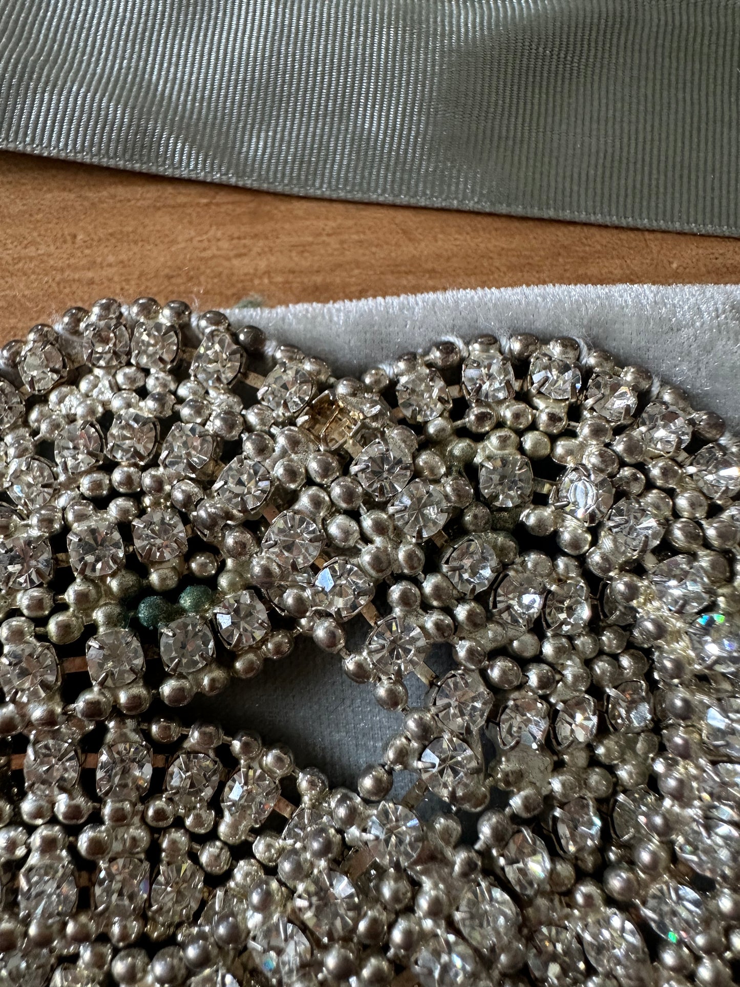 Vintage diamanté Sash Belt