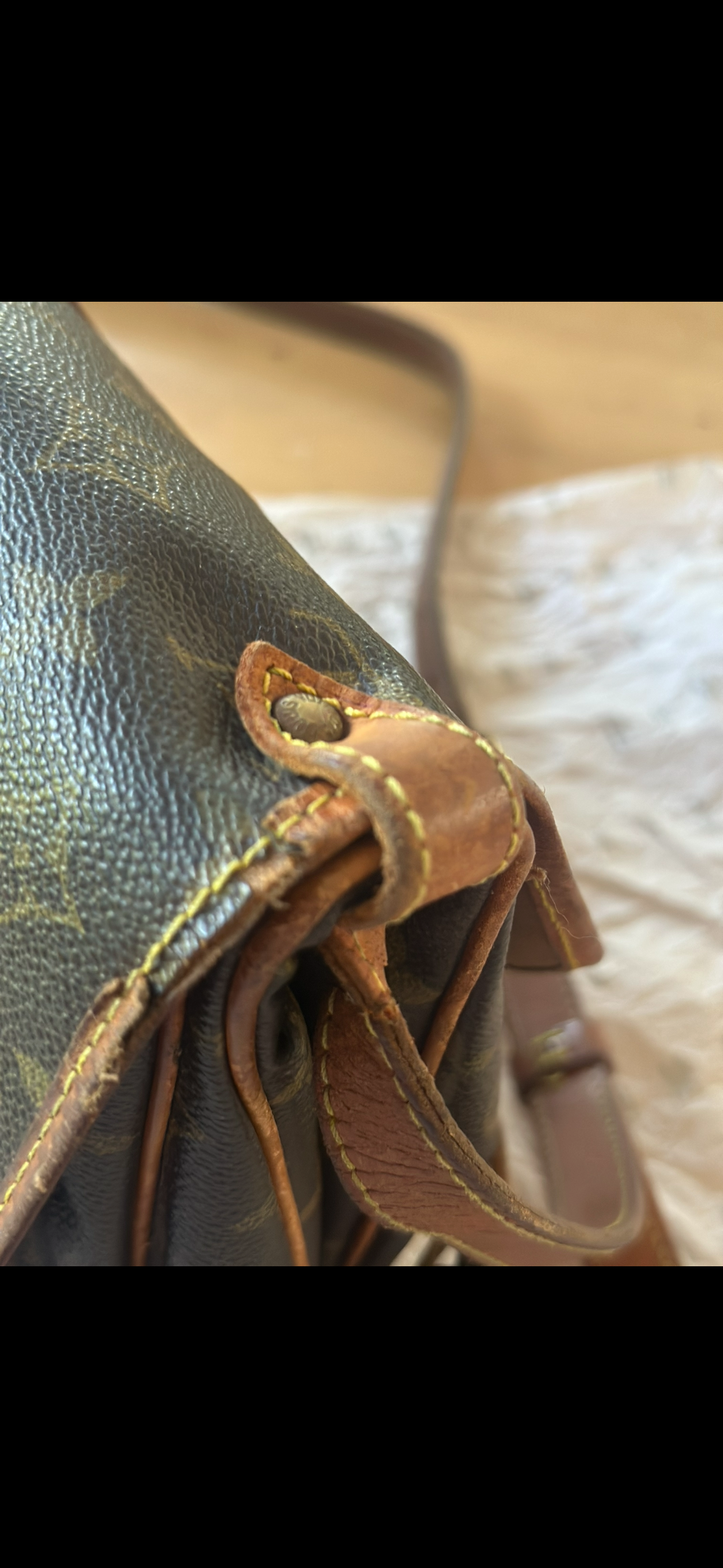 Authentic Louis Vuitton Saumur Monogram Bag