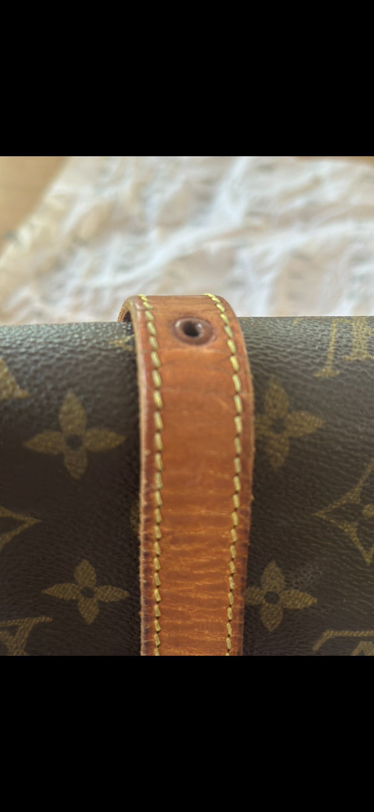 Authentic Louis Vuitton Saumur Monogram Bag