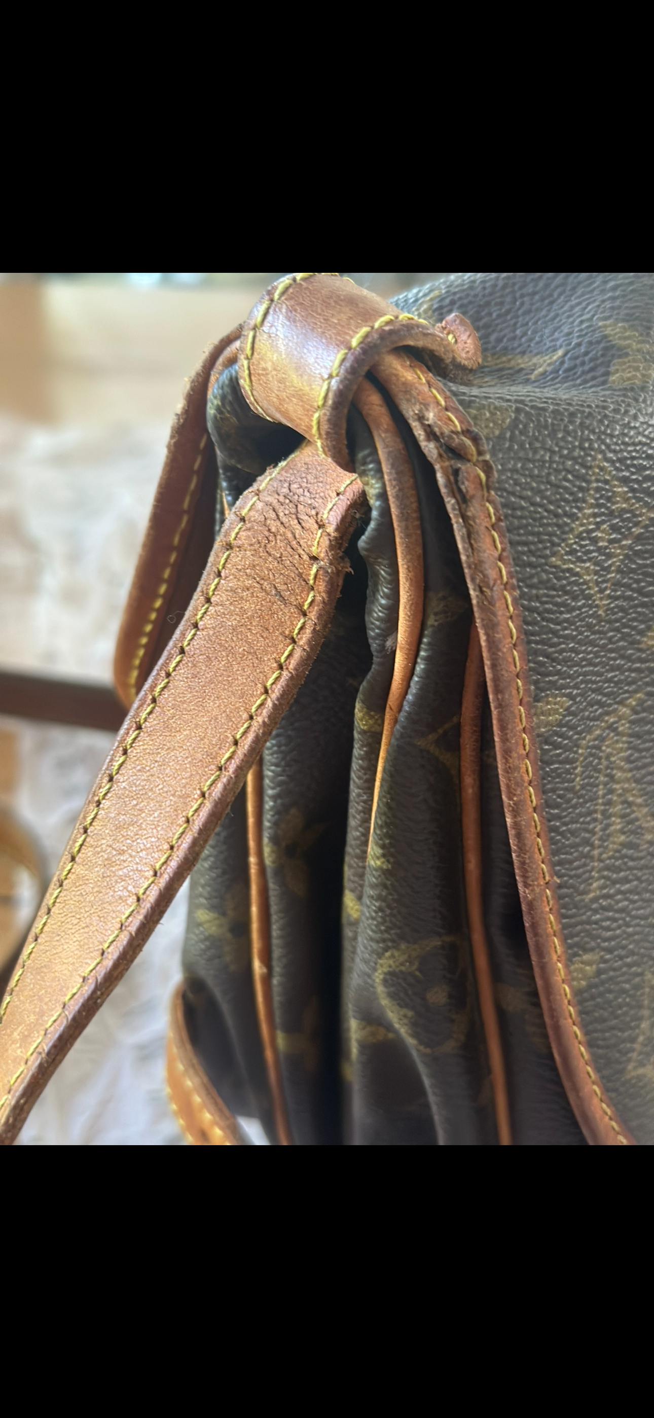 Authentic Louis Vuitton Saumur Monogram Bag