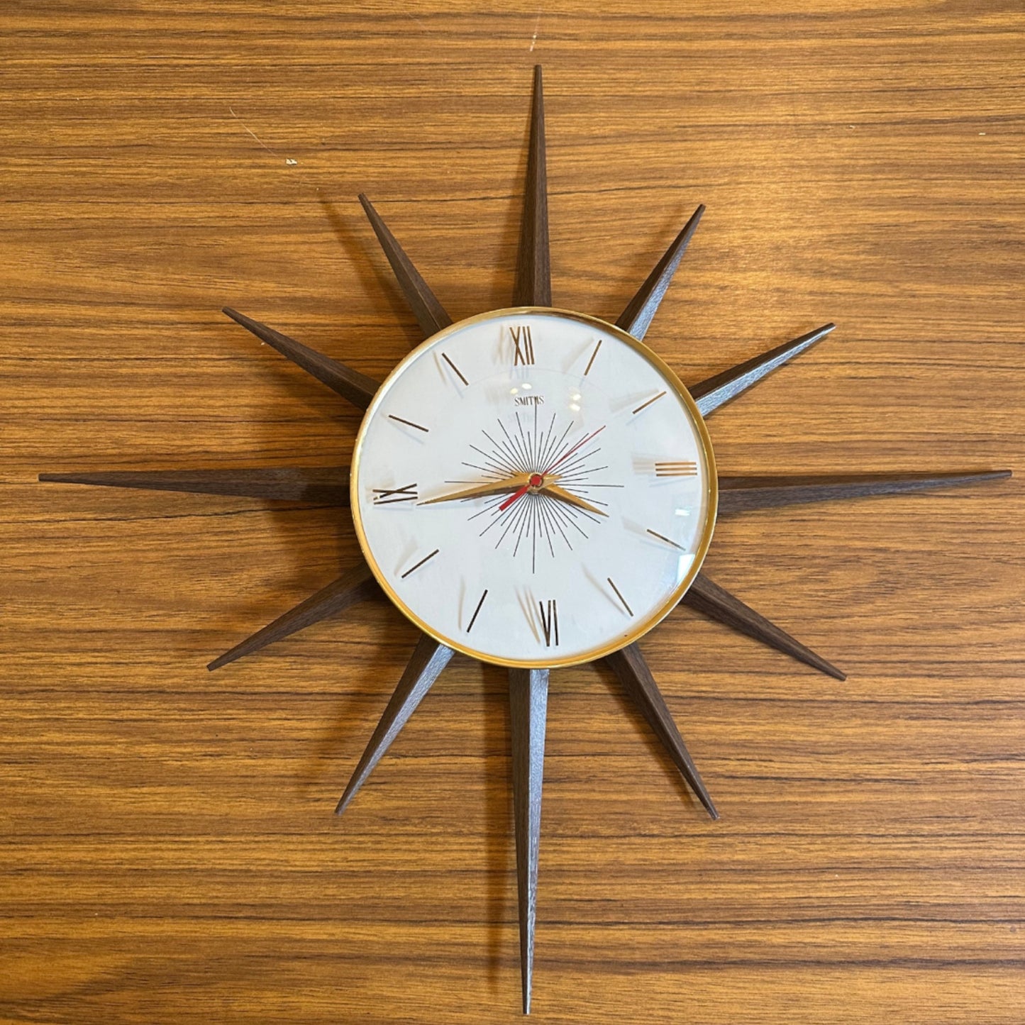 Smiths Mid Century Starburst clock